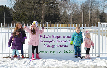 Fields Playground Group for Mila’s Hope and Rowyn’s Dreams Playground