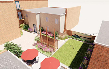 Fowler Alley Community Space, Downtown Elizabeth City NC