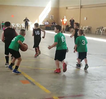 Coming together at the Richwood Community Center!