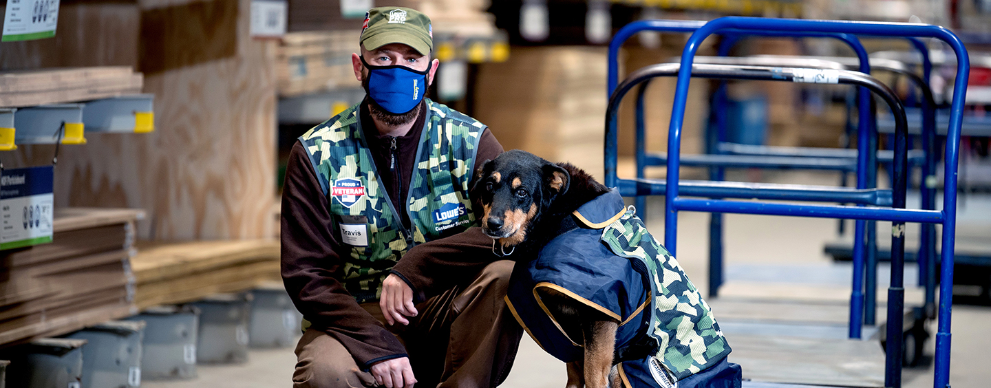 Veteran Associate and Service Dog
