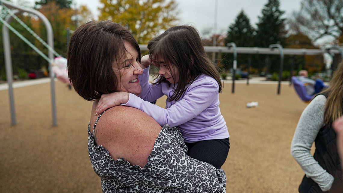 Randolph special needs playground 100 Hometowns