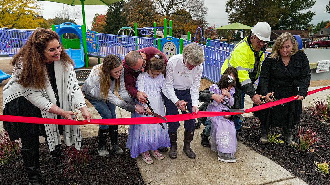 Randolph special needs playground 100 Hometowns