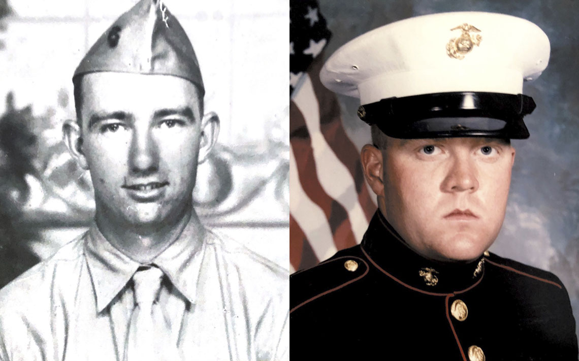 Barry Warren and Grandfather Marine Corps