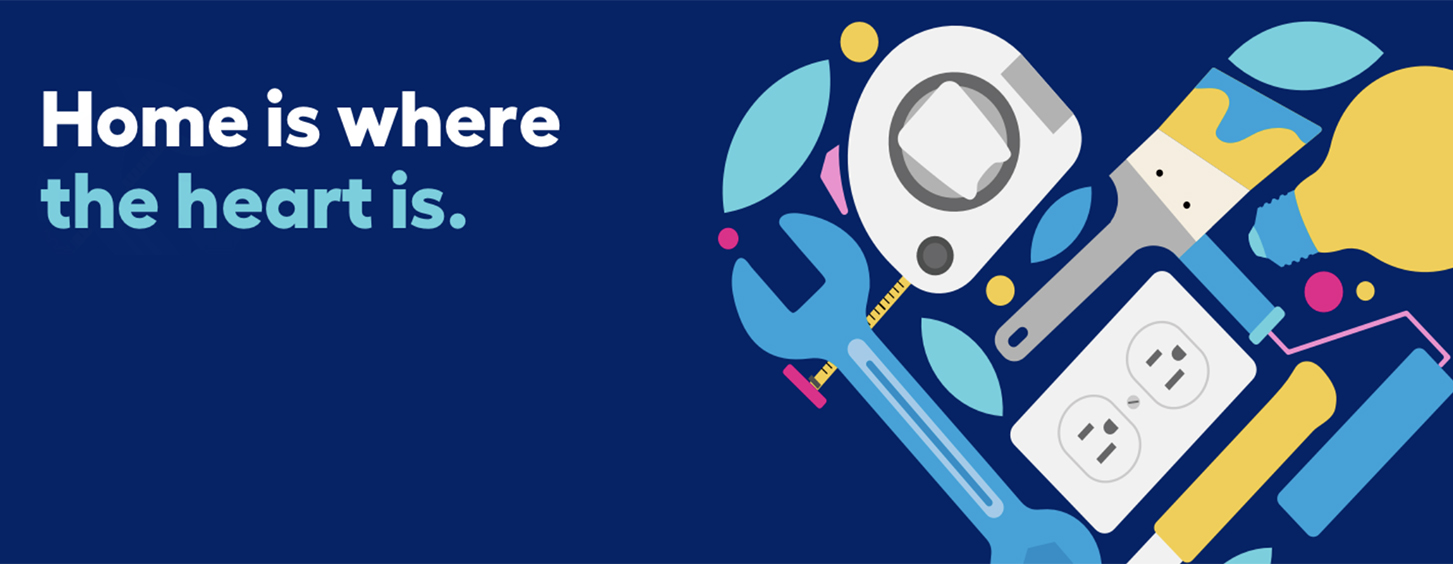 Home is where the heart is graphic