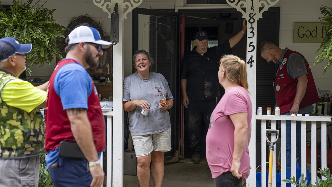  Lowe's associates provide disaster relief supplies to Kentucky flood victims