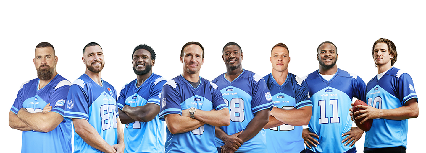 Lowe's Home Team NFL Players