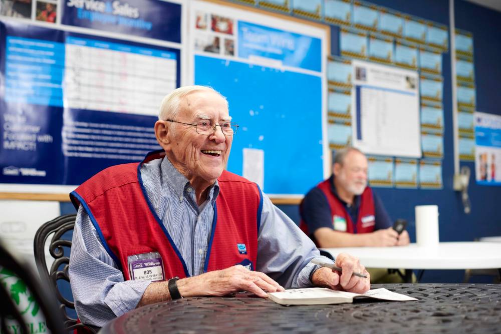 Bob adams playing puzzle