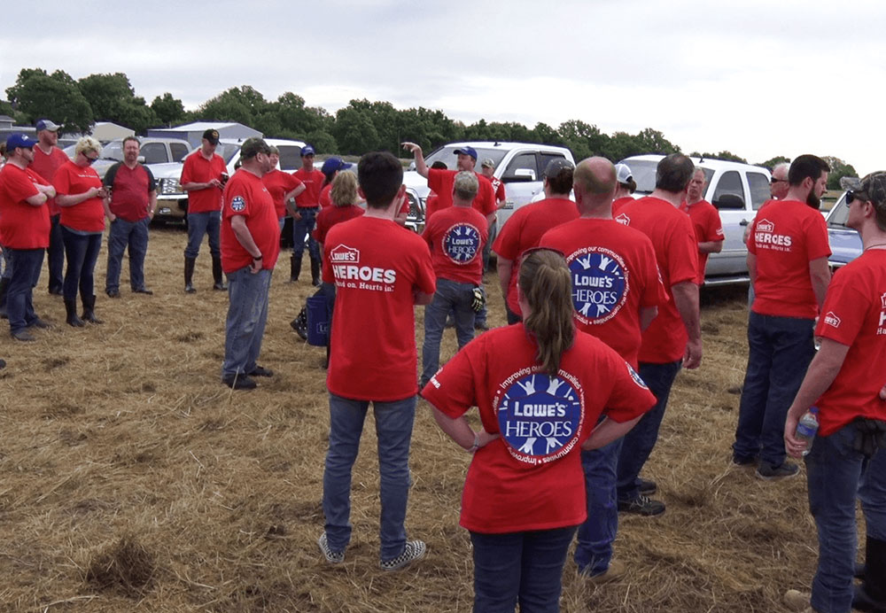 Lowes working together