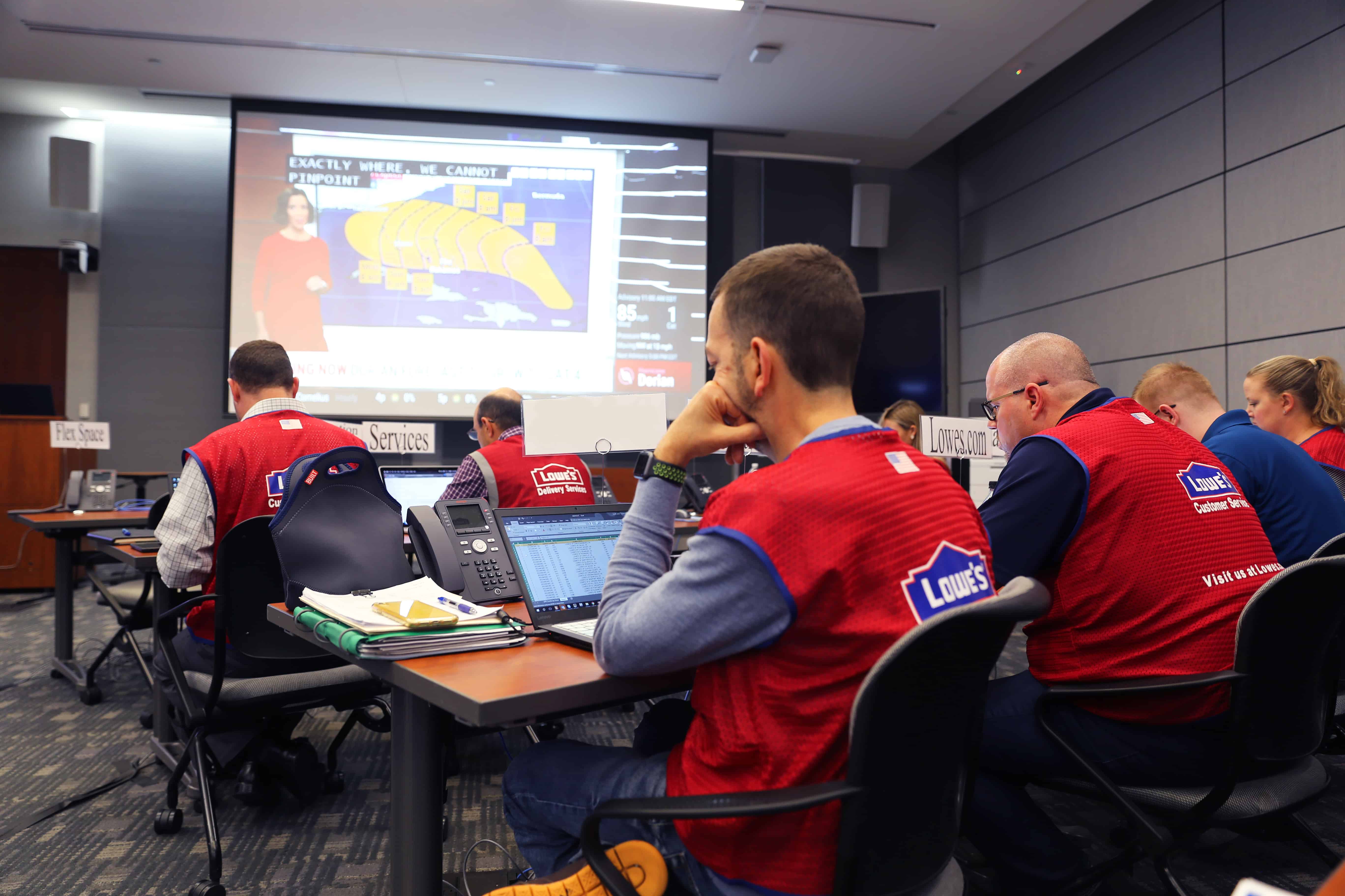 Hurricane Dorian: How Lowe’s Command Center prepares and responds