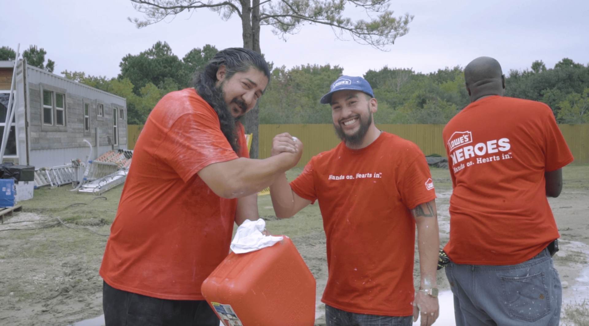 To see them here is to see the family side of Lowes